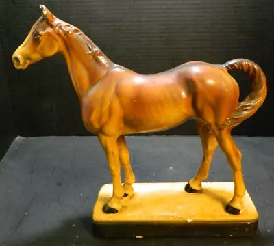 Vintage Morten's Studio Standing Horse Figure On Base 11.75  X 12  X 3.75  Good • $32.99