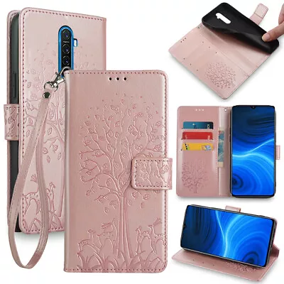 Wallet Flip Case Stand Cover For Oppo A39 A59 F1S A37 F3 Lite R15 Pro Realme 1 2 • $12.09