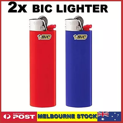 2 X Genuine BIC Classic Cigarette Cigar Tobacco Lighter J26 • $4.99