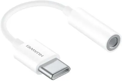 HUAWEI USB-C To 3.5 Mm Earphone/Headphone Audio Jack Adapter - White • £11.87