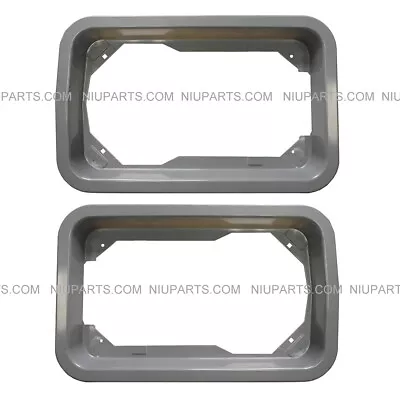 2 Pieces Headlight Bezel Frame Plastic (Fit: 1966-1989 Mack R RD RM Models) • $89