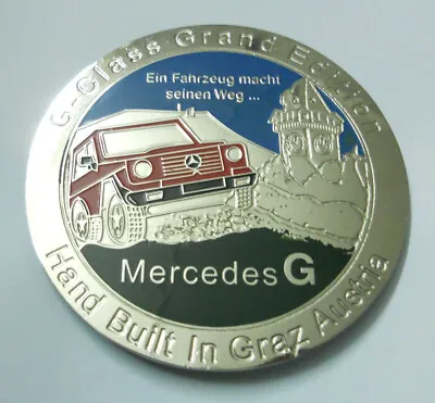 Car Badge-Mercedes G Class Grand Edition Car Grill Badge Emblem Logos Metal Enam • $54