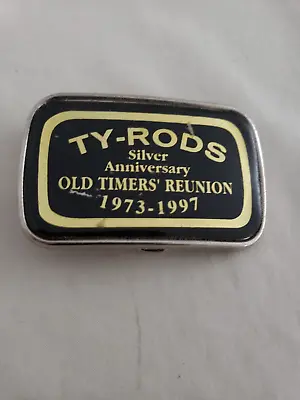 VINTAGE TY-RODS Old Timers Reunion 1973-1997 Belt Buckle RJR Roberts Company • $19.95