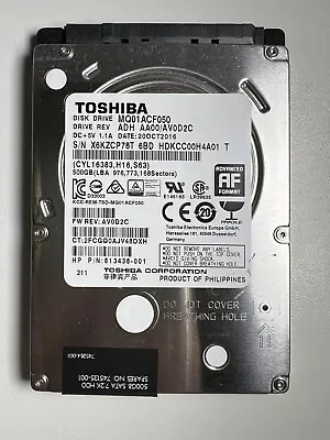 Toshiba 500GB 7200RPM SATA 6G 2.5  Mac OS Catalina For Macbook • $19.99