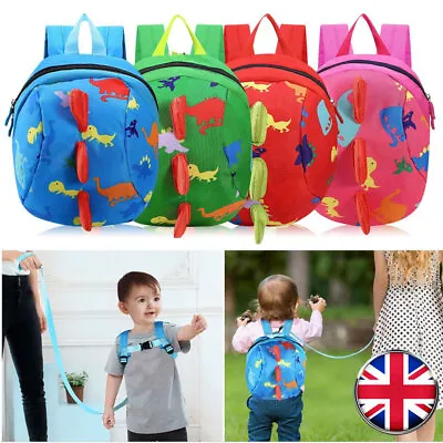 £8.89 • Buy Kids Baby Toddler Walking Safety Harness Backpack Security Strap Bag With Reins