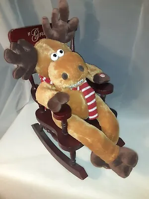 Christmas Musical Rocking Chair  Grandma Got Run Over Reindeer ~See Video~ • $40