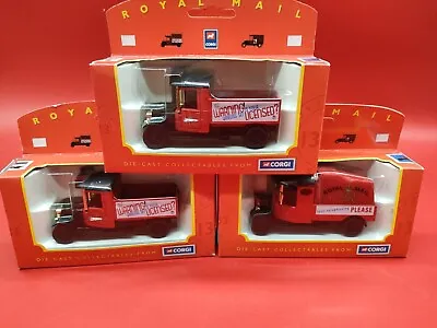 CORGI ROYAL MAIL VAN *61219* DIE CAST COLLECTABLE Set Of 3 Bundle  • $10.47