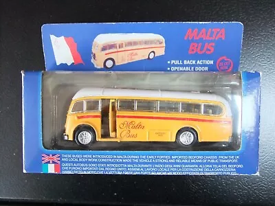 Bedford SB Malta Bus Model - Leaf Models 1/60 Scale BOXED • £12.95