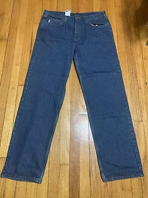 MENS 38 X 34 - Carhartt Work Jeans Pants Work Wear • $23