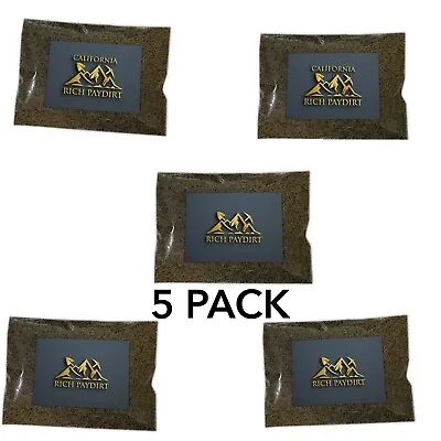 Bundle Paydirt Bags Guaranteed Rich Gold Panning Paydirt | 5 Bags Gold Hunt • $26