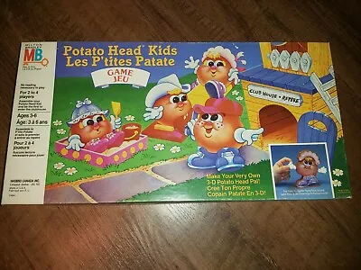 $18.74 • Buy Vintage 1986 Potato Head Kids Game Board Game Milton Bradley - Complete