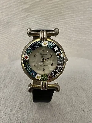 Murano Glass Women's Watch Trend Fashion Jewellery Chronograph Black Watch New • $37.97
