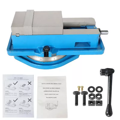 Lockdown Vise Precision CNC Milling Machine Bench Clamp Vice With Base USA 4Inch • $78.67