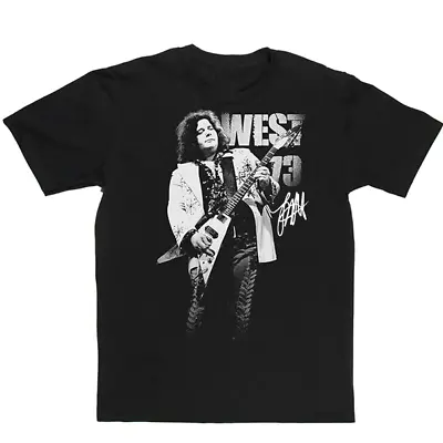 Vtg Leslie West Gift For Fans Cotton Black Unisex Shirt MM1227 • $18.04
