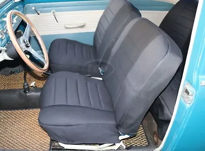 $150 • Buy Front & Rear Black Neoprene Seat Covers Volkswagen T1 Bug Beetle 1958-1967