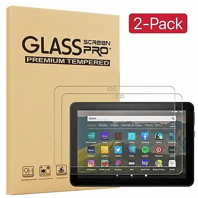 2pack Tempered Glass Screen Protector For Amazon Kindle Fire HD 7  8  10  Tablet • $7.99