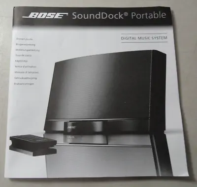 Bose SoundDock Portable - Owners Guide User Manual Original Instruction Booklet • $14.99