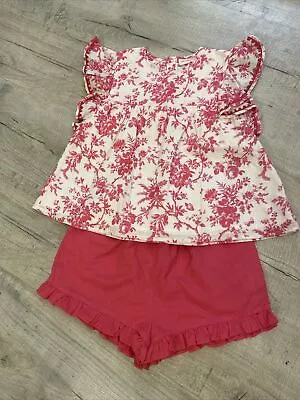 Girls Laura Ashley Set Outfit Top & Shorts Size 9 Years • £8.49