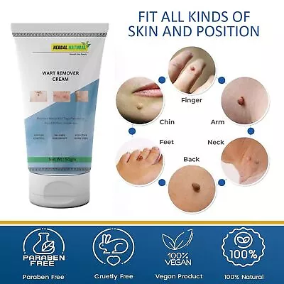 Genital Wart Removal Treatment Cream Discreet Free Packaging Included 50g • £17.62