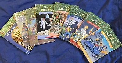 The Magic Tree House Books Lot Of 9 Mary Pope Osborn Homeschool Paperback • $24