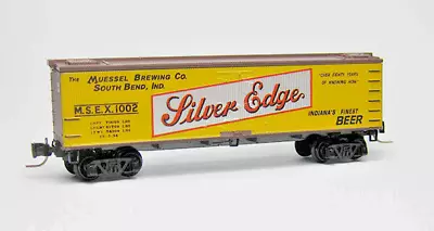 Z SCALE Silver Edge Muessel Brewing 40' Wood Reefer Micro-Trains MTL# 518 00 240 • $27.29