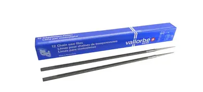 Vallorbe Swiss Round Pack Of 12 Files Size 11/64 • £12.75