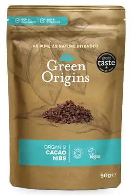 Green Origins Organic Cacao Nibs 90g • £6.99