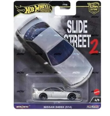 Hot Wheels 2024 Slide Street 2 Nissan 240SX (S14)  (PRE-SALE) • $17