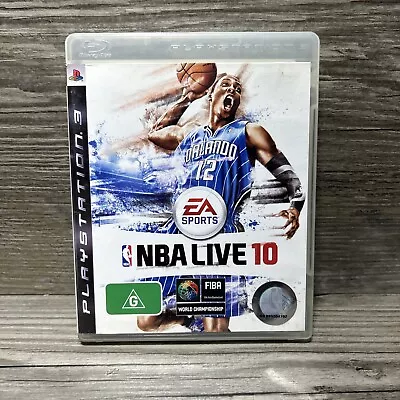 NBA Live 10 PS3 Sony Playstation 3 Game EA Sports Rated G With Manual • $17.95