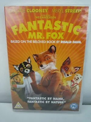 Fantastic Mr Fox Dvd George Clooney & Meryl Streep Uk Region 2 New & Sealed • £2.50