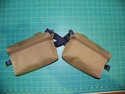 $46.95 • Buy Pair Of Custom Coyote Hip Belt Pocket Pouches For USMC ILBE Main Pack