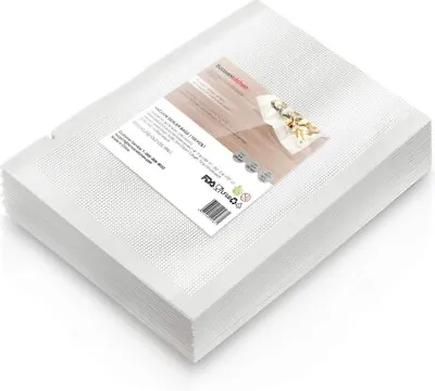 $21.99 • Buy 100 Quart 8x12 Vacuum Sealer Bags Heavy Duty Embossed Food Saver Storage Package
