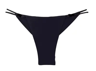 Vix By Paula Hermanny Firenze  Knot Detail Cheeky Bikini Bottom Sz M Black • $48
