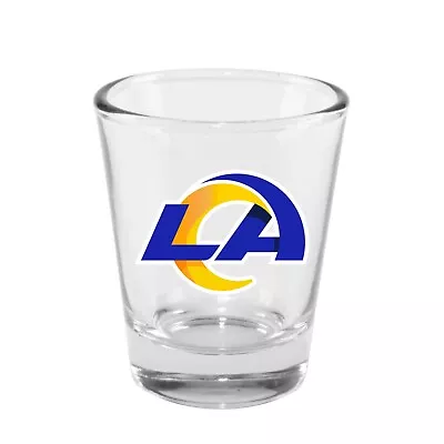 Los Angeles Rams Memory Company NFL 2oz Clear Shot Glass(1) FREE SHIP!! • $12.99