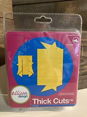 Sizzix Ellison Thick Cuts Star Card Die 22209 • $6.97