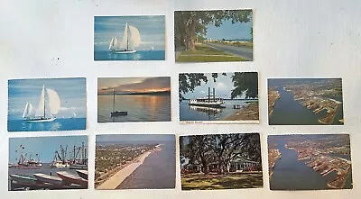 Lot - Mississippi Gulf Coast Postcards Unused - Biloxi Gulfport Pascagoula • $5