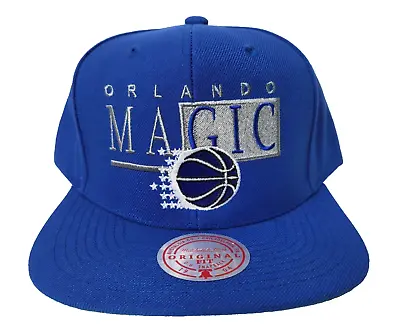Mitchell & Ness NBA Orlando Magic Noir Blue Snapback Hat Cap Nostalgia Co New • $19.95