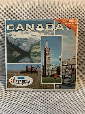 View Master A090 Canada Nations Of The World Series GAF A 3 Reel Set 1B • $11.70