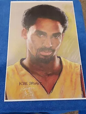 11x17 Artist Proof Print By Kang Mu Of  Kobe Bryant (#2 Of 100 Very Rare) • $100