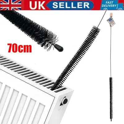 Radiator Cleaning Brush Long Reach Heater Dust Cleaner Flexible Bristle Duster • £5.89