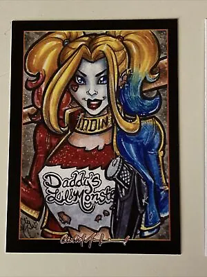 HARLEY QUINN JOKER BATMAN Sketch Card Print 001 Signed By Chris McJunkin • $42.44