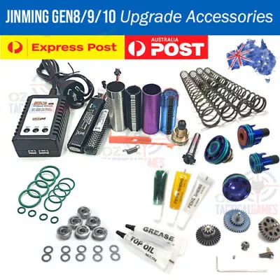JINMING Gen 8 J9 J10 Gel Blaster Upgrade Gearbox Metal Gear Accessories Plunger • $49.95