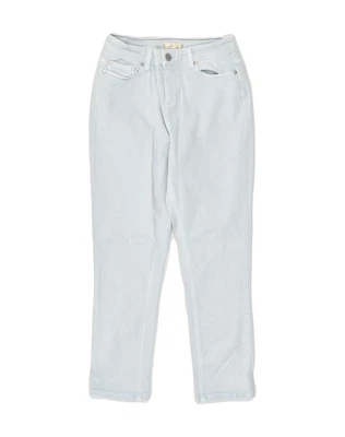 JOULES Womens Slim Cropped Trousers UK 10 Small W26 L24 Blue YO02 • £17.95