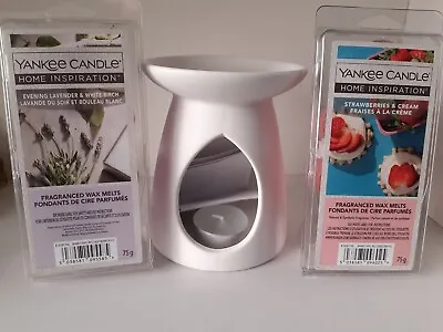 Yankee Candle Wax Melt Burner & Melts • £12