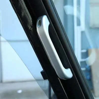 Silver Alloy Car Pillar A Grab Handle Strip Stick  For Land Rover Defender 04-18 • $80.29