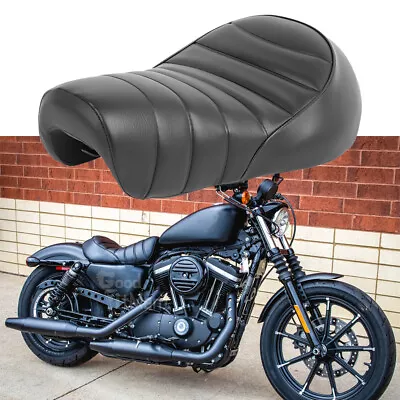 Motorcycle Front Rider Driver Solo Seat For Harley Iron 883 XL883N 2016-2022 21 • $78.24