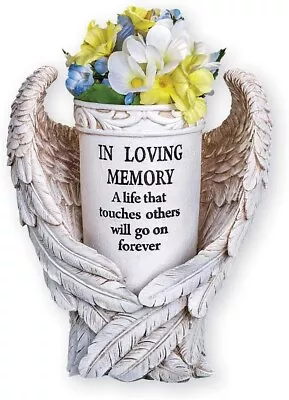 Angel Wings Memorial Vase Garden Stake • $30