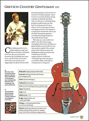 $4.46 • Buy Gretsch Chet Atkins Country Gentleman + Robert Palmer Anniversary Guitar History