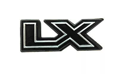 1984-93 Ford Mustang LX Rear Trunk Deck Lid Replacement Emblem In Black & Chrome • $13.95