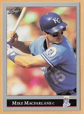 Mike Macfarlane Kansas City Royals #83 - Leaf Nm-mt 1992 • $1.55